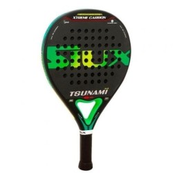 Pala de Pádel Siux Tsunami 5.0 3K- Negra y Verde