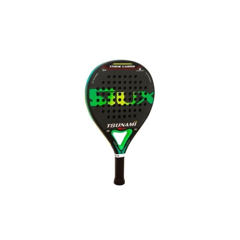Pala de Pádel Siux Tsunami 5.0 3K- Negra y Verde