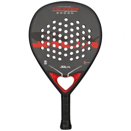 Pala de Pádel Siux Tsunami Revolution- Roja y Negra
