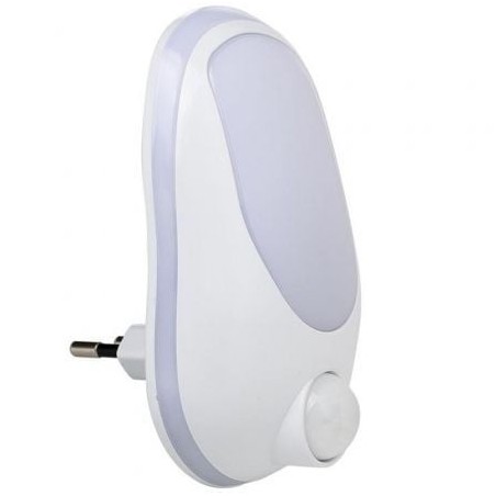Luz de Noche con Sensor de Movimiento Smartwares 10.013.04- 0.4W- Blanca