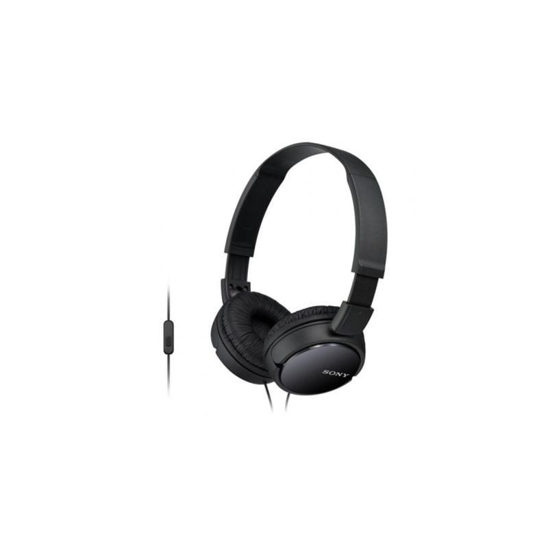 Auriculares Sony MDRZX110APB- con Micrófono- Jack 3.5- Negros