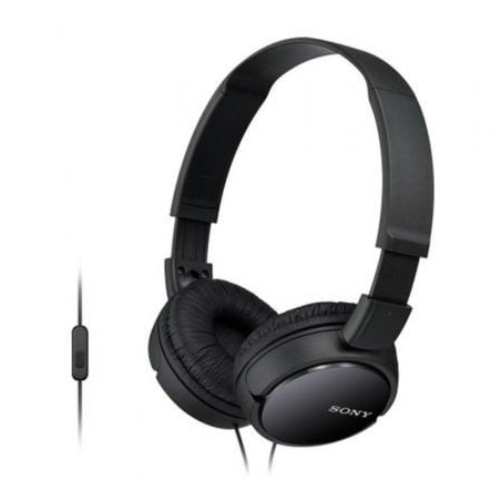 Auriculares Sony MDRZX110APB- con Micrófono- Jack 3.5- Negros
