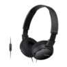 Auriculares Sony MDRZX110APB- con Micrófono- Jack 3.5- Negros