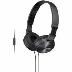 Auriculares Sony MDRZX310APB- con Micrófono- Jack 3.5- Negros