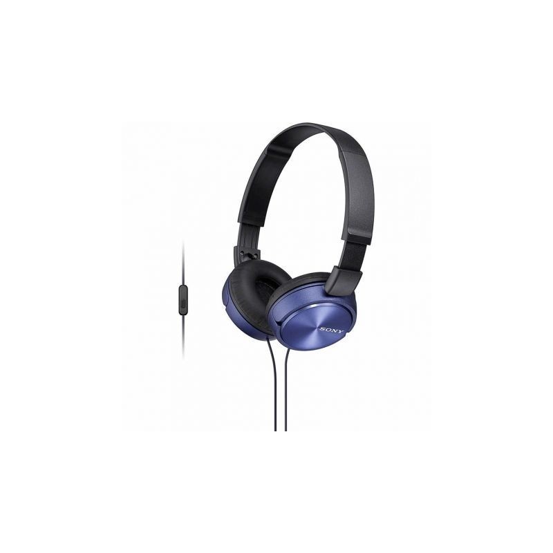 Auriculares Sony MDRZX310APL- con Micrófono- Jack 3.5- Azules