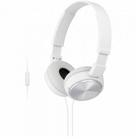 Auriculares Sony MDRZX310APW- con Micrófono- Jack 3.5- Blancos