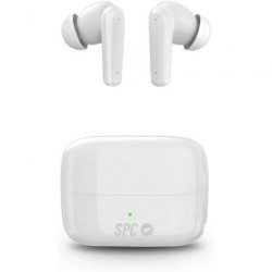 Auriculares Bluetooth SPC Ether 2 Pro con estuche de carga- Autonomía 6.5h- Blancos