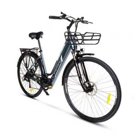 Bicicleta Eléctrica SmartGyro Ebike Sunset Titanium- Motor 250W- Ruedas 27.5'- Titanium