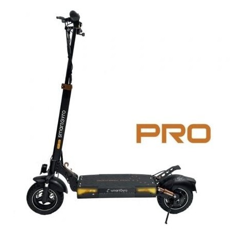 Patinete Eléctrico SmartGyro Rockway PRO Certificado- Motor 1000W- Ruedas 10'- 25km-h -Autonomía 60km- Negro