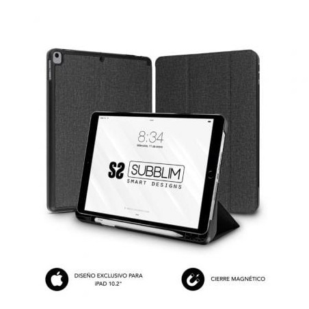 Funda Subblim Shock Case para Tablet iPad 9-8-7 Gen 10.2'- Negra