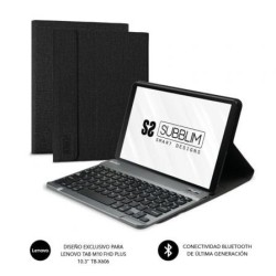 Funda con Teclado Subblim KeyTab Pro BT para Tablet Lenovo Tab M10 FHD Plus de 10.3'- Negra