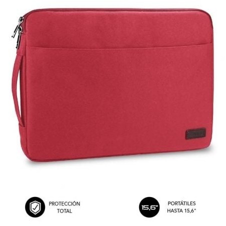 Funda Subblim Urban Laptop Sleeve para Portátiles hasta 15.6'- Roja