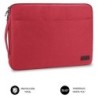 Funda Subblim Urban Laptop Sleeve para Portátiles hasta 15.6'- Roja