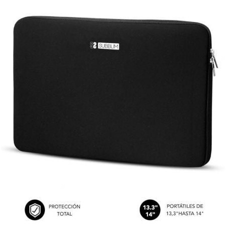 Funda Subblim Business Laptop Sleeve Neoprene para Portátiles 13.3'-14'- Negra