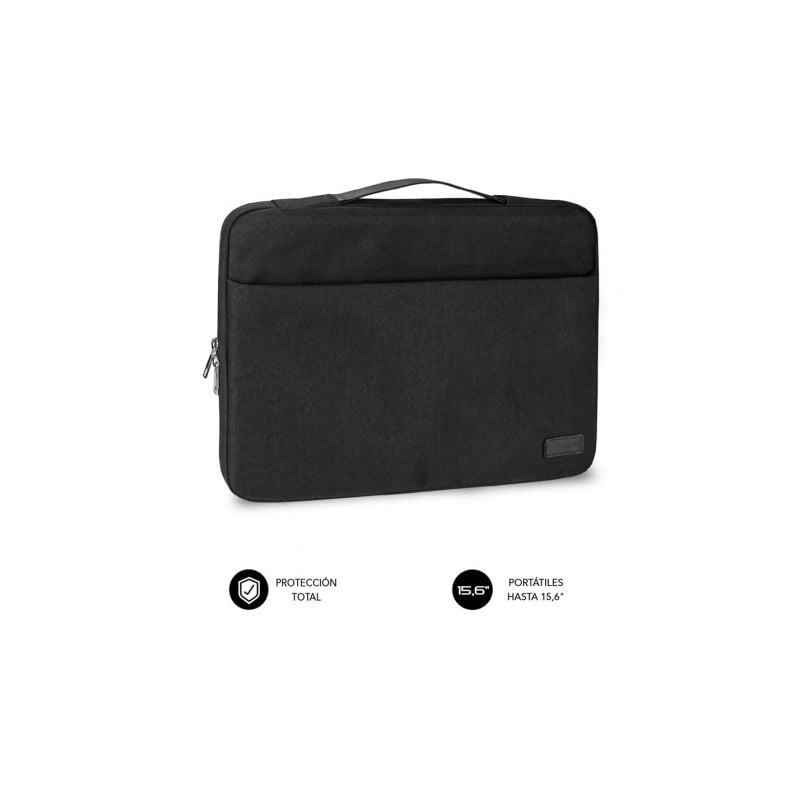 Maletín Subblim Elegant Laptop Sleeve para Portátiles hasta 15.6'- Negro