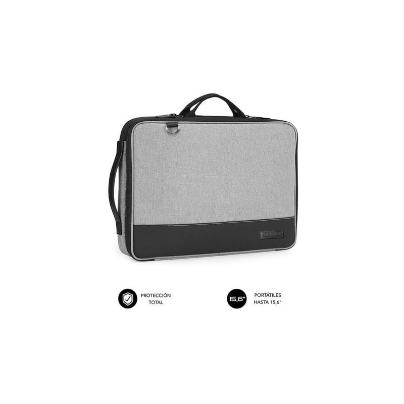 Maletín Subblim Advance Laptop Sleeve para Portátiles hasta 15.6'- Gris