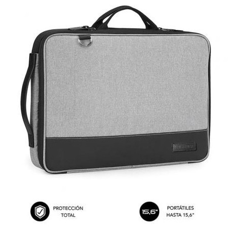 Maletín Subblim Advance Laptop Sleeve para Portátiles hasta 15.6'- Gris