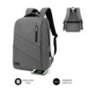 Mochila Subblim City Backpack para Portátiles hasta 15.6'- Puerto USB- Gris