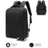 Mochila Subblim City Backpack para Portátiles hasta 15.6'- Puerto USB- Negra