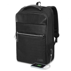 Mochila Subblim Business V2 AP Backpack para Portátiles hasta 15.6'- Puerto USB- Negra