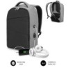 Mochila Subblim Secure V2 AP para Portátiles hasta 15.6'- Puerto USB- Antirrobo- Gris