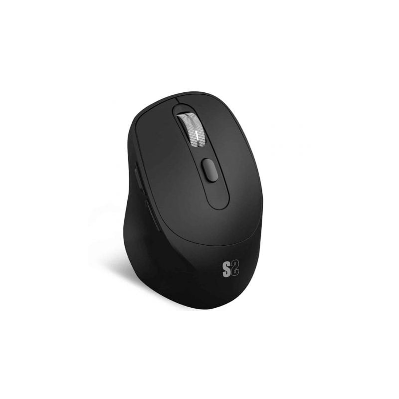 Ratón Ergonómico Inalámbrico por Bluetooth- 2.4GHz Subblim Comfort Ergo Dual Battery- Batería recargable- Hasta 2400 DPI- Neg