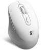 Ratón Ergonómico Inalámbrico por Bluetooth- 2.4GHz Subblim Curve Ergo Dual Battery- Batería recargable- Hasta 1600 DPI- Blanc