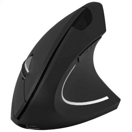 Ratón Ergonómico Inalámbrico por Bluetooth- 2.4GHz Subblim Glide Vertical Ergo Dual Battery- Batería Recargable- Hasta 1600 D