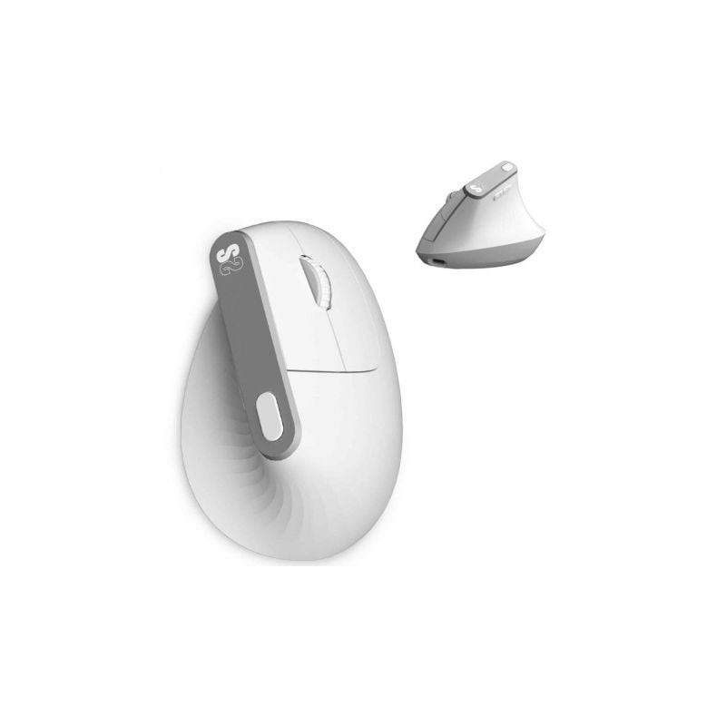 Ratón Ergonómico Inalámbrico por Bluetooth- 2.4GHz Subblim Nature Vertical Ergo Dual Battery- Batería Recargable- Hasta 4000
