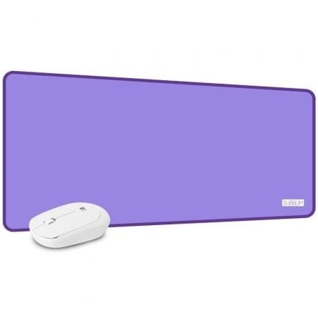 Set Ratón Inalámbrico y Alfombrilla Subblim Harmony Purple- Hasta 1200 DPI