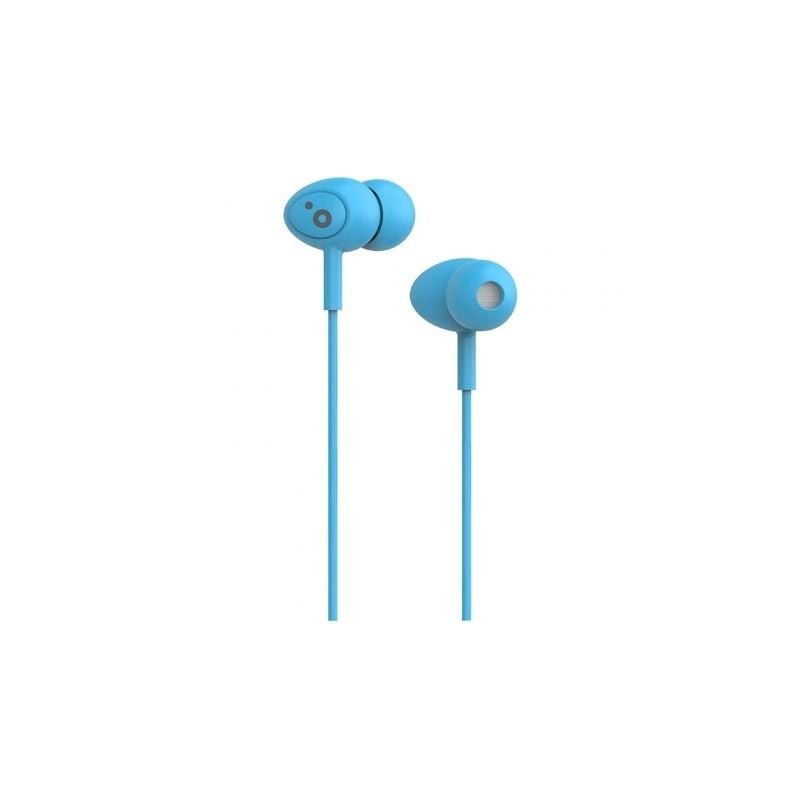 Auriculares Intrauditivos Sunstech Pops- con Micrófono- Jack 3.5- Azules