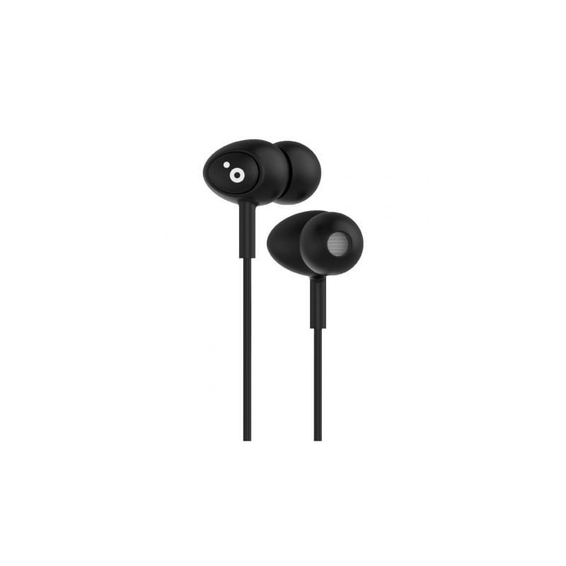 Auriculares Intrauditivos Sunstech Pops- con Micrófono- Jack 3.5- Negros
