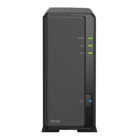 NAS Synology Diskstation DS124- 1 Bahía 3.5'- 2.5'- 1GB DDR4- Formato Torre