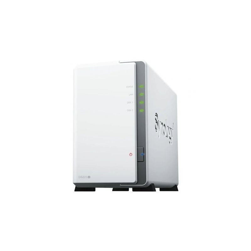 NAS Synology Diskstation DS223J- 2 Bahías 3.5'- 2.5'- 1GB DDR4- Formato Torre