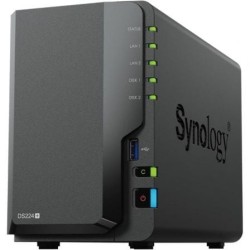 NAS Synology Diskstation DS224+- 2 Bahías 3.5'- 2.5'- 2GB DDR4- Formato Torre