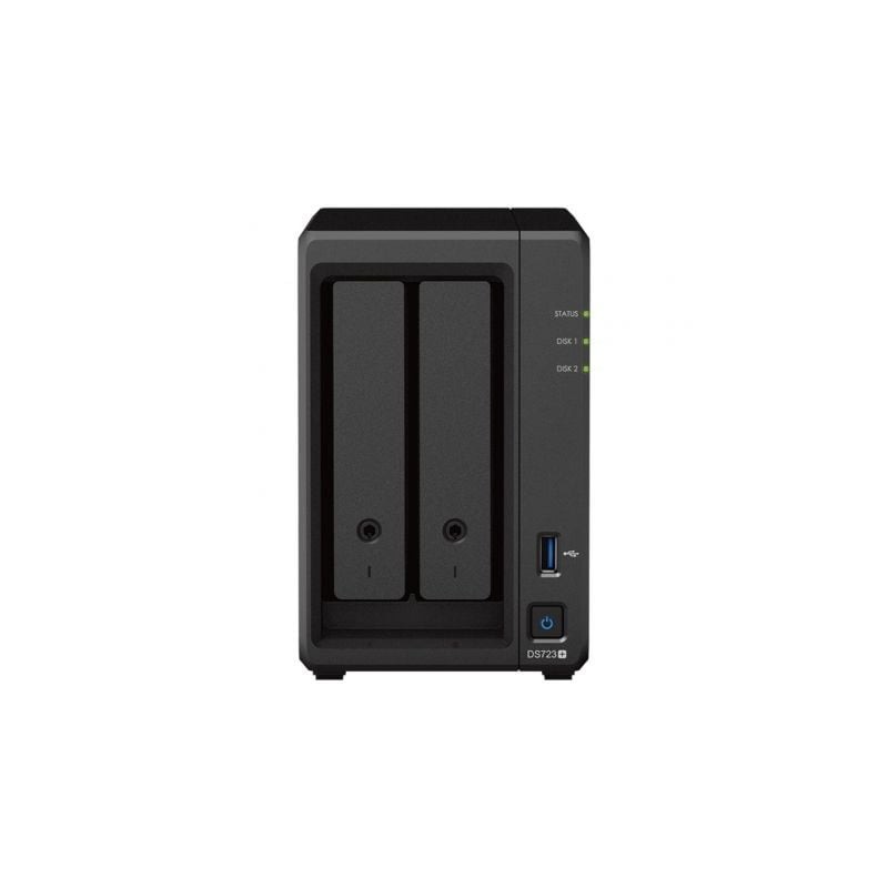 NAS Synology Diskstation DS723+- 2 Bahías 3.5'- 2.5'- 2GB DDR4- Formato Torre