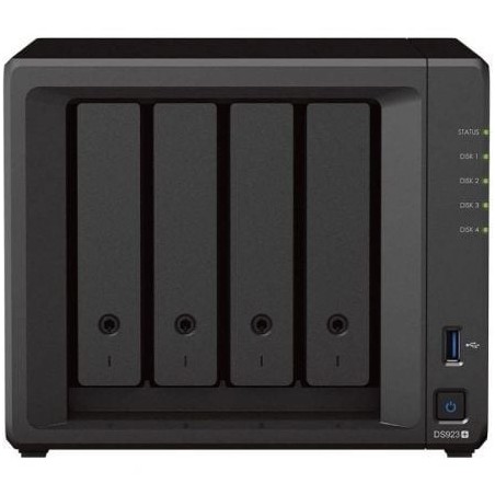 NAS Synology Diskstation DS923+- 4 Bahías 3.5'- 2.5'- 4GB DDR4- Formato Torre