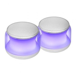 Altavoces con Bluetooth Mars Gaming MS-AURA- 15W- 2.0- Blancos