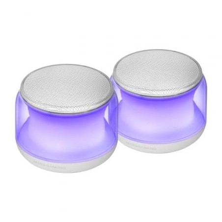 Altavoces con Bluetooth Mars Gaming MS-AURA- 15W- 2.0- Blancos