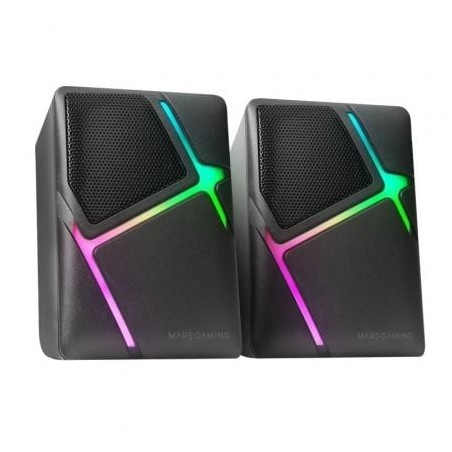 Altavoces Mars Gaming MS-H- 10W- 2.0- Negros
