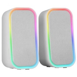 Altavoces con Bluetooth Mars Gaming MS-OM- 20W- 2.0- Blanco