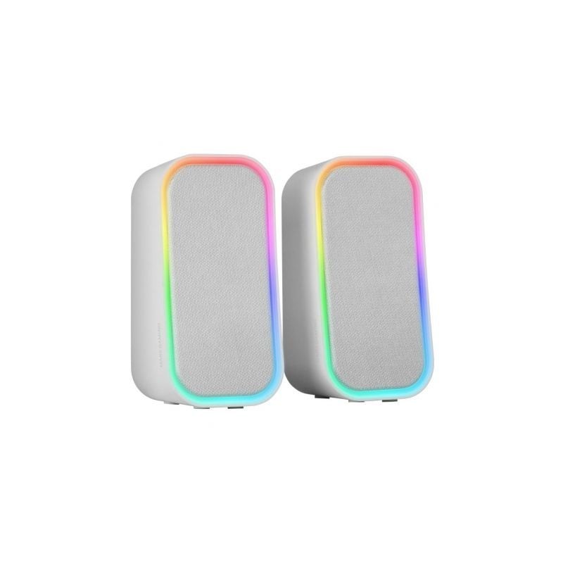 Altavoces con Bluetooth Mars Gaming MS-OM- 20W- 2.0- Blanco