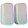 Altavoces con Bluetooth Mars Gaming MS-OM- 20W- 2.0- Blanco