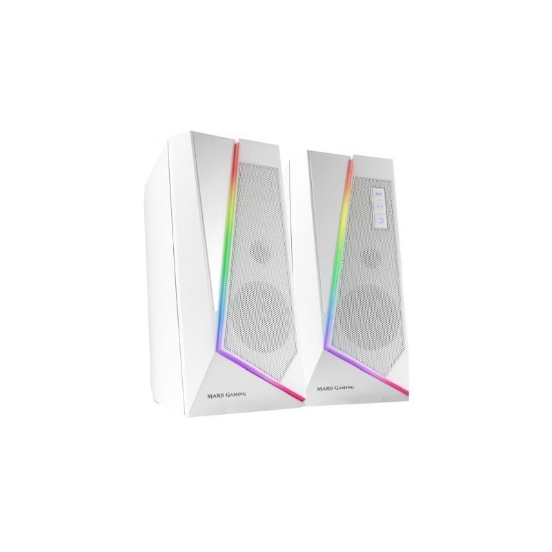 Altavoces con Bluetooth Mars Gaming MS7- 20W- 2.0- Blancos