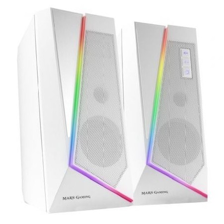 Altavoces con Bluetooth Mars Gaming MS7- 20W- 2.0- Blancos