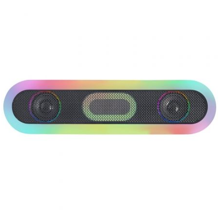Barra de Sonido con Bluetooth Mars Gaming MSB-ORB- 20W- 2.0- Negra
