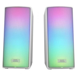 Altavoces Mars Gaming MSRGB2W- 15W- 2.0- Blancos