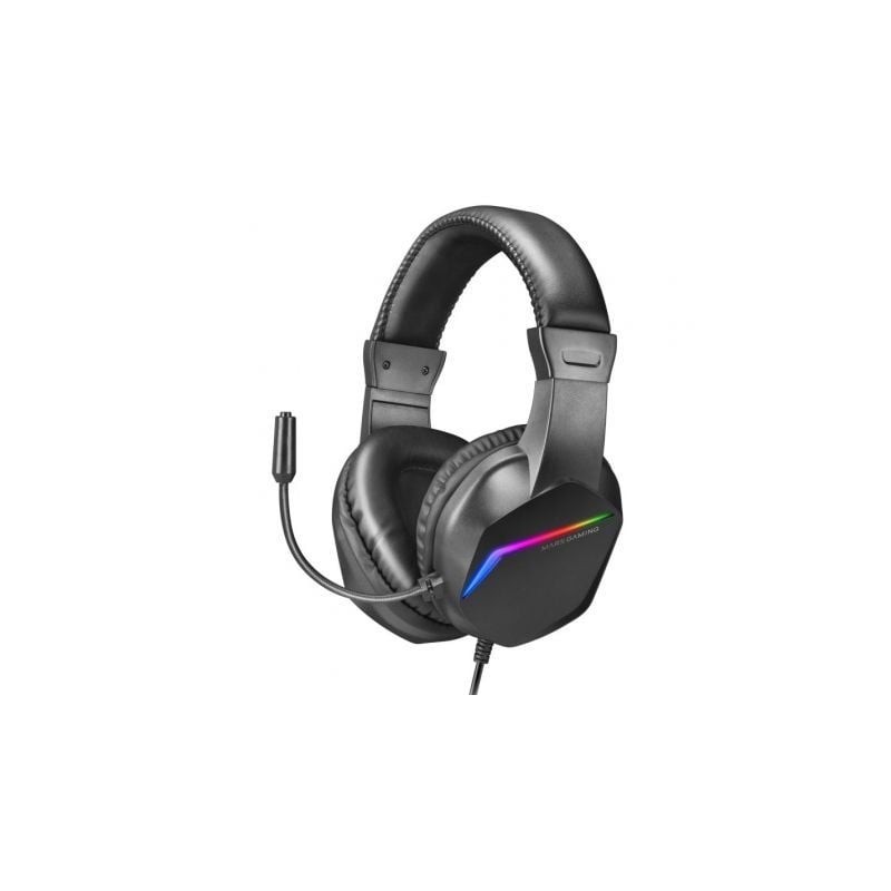 Auriculares Gaming con Micrófono Mars Gaming MH122- Jack 3.5- Negros
