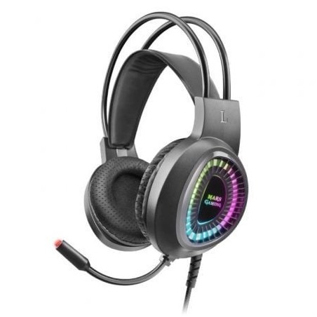 Auriculares Gaming con Micrófono Mars Gaming MH220- Jack 3.5- Negros