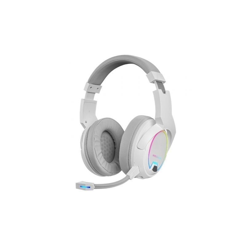 Auriculares Gaming Inalámbricos con Micrófono Mars Gaming MHW100- Jack 3.5- Blancos